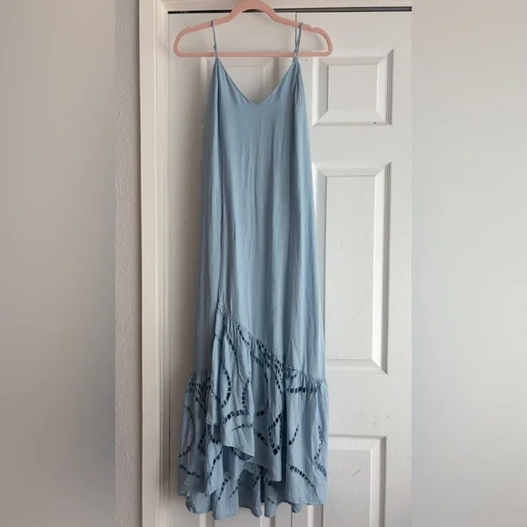 Vix Elma Flounce Hem Maxi Cover- Up Dress
Light Blue - Picture 7 of 12